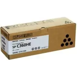 (408184) RICOH CARTUCHO DE TÓNER NEGRO SPC360HE