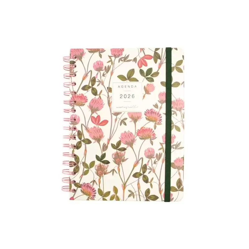 (770100126) FINOCAM AGENDA ESPIRAL MONIQUILLA E10-155X212MM SVH TAPA DURA AMAPOLA 2026