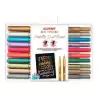 (AR001091) ALPINO ROTULADORES COLOR EXPERIENCE METALLIC DUAL BRUSH DOBLE PUNTA C/SURTIDOS ESTUCHE 10 UD