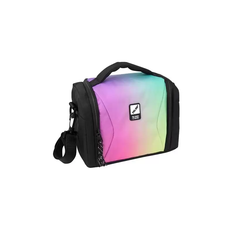 (08808SNK1) MILAN BOLSA ISOTÉRMICA PORTA ALIMENTOS GRAN CAPACIDAD 5L SUNSET NEGRO