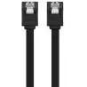 (10.18.1001-BK) NANOCABLE CABLE SATA III DATOS 6 GBP/S CON ANCLAJES