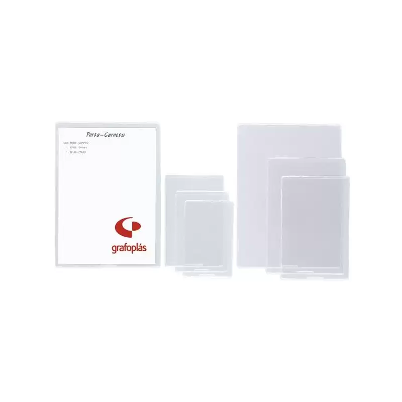 (5620000) GRAFOPLAS FUNDAS PVC TRANSAPARENTES 100 MICRAS FOLIO PAQUETE -100U-