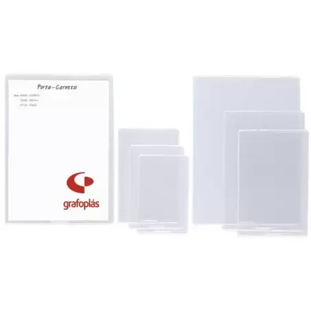(5620000) GRAFOPLAS FUNDAS PVC TRANSAPARENTES 100 MICRAS FOLIO PAQUETE -100U-