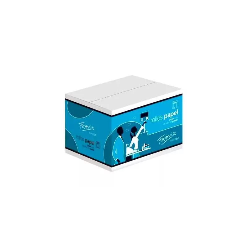 (16155) FABRISA ROLLO ELECTRA - PAPEL OFFSET DE ALTA BLANCURA - 60GR./M2 - 37MMX70MM - MANDRIL 12MM - 10 UD.-