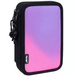 (081264SNK1P) MILAN PLUMIER 2 PISOS C/CONTENIDO SUNSET NEGRO/ROSA