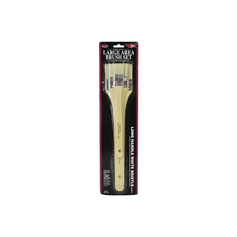 (RART-120) ROYAL LANGNICKEL SET DE 3 BROCHAS DE MANGO LARGO