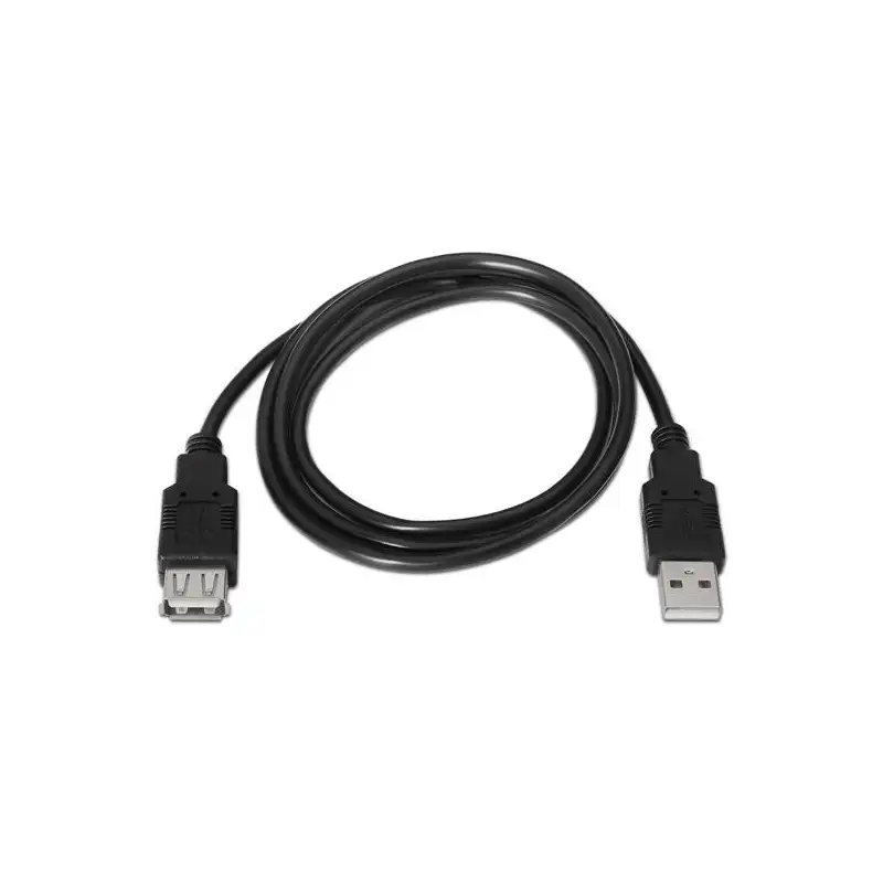 (A101-0015) AISENS CABLE USB 2.0 TIPO A/M - A/H NEGRO 1