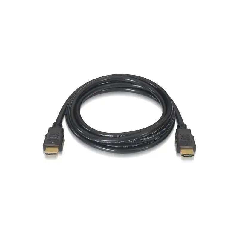 (A120-0120) AISENS CABLE HDMI V2.0 PREMIUM ALTA VELOCIDAD HEC 4K@60HZ 18GBPS A/M - A/M NEGRO 1