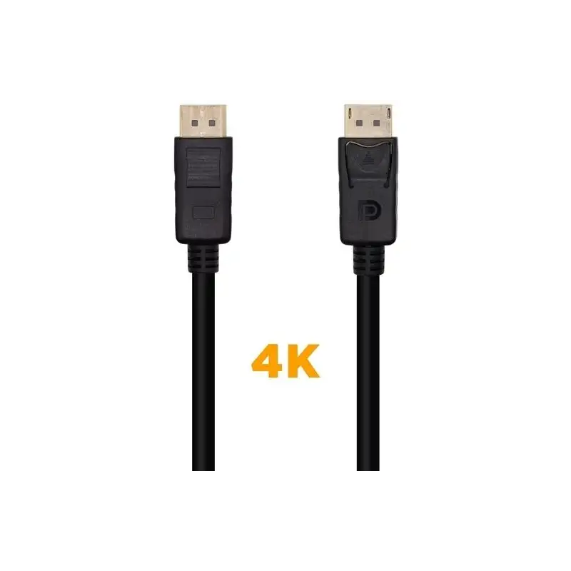 (A124-0388) AISENS CABLE DISPLAYPORT V1.2 4K@60HZ DP/M - DP/M NEGRO 10