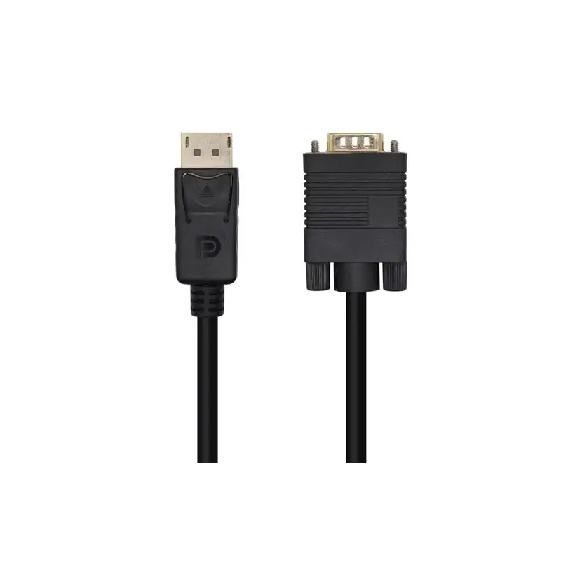 (A125-0365) AISENS CABLE CONVERSOR DISPLAYPORT A VGA DP/M - VGA/M NEGRO 2