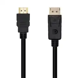 (A125-0459) AISENS CABLE CONVERSOR DISPLAYPORT A HDMI DP/M - HDMI/M NEGRO 1