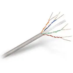 (A135-0262) AISENS BOBINA DE CABLE DE RED RJ45 CAT.6 UTP RÍGIDO AWG24 PARA INSTALACIÓN GRIS 305M