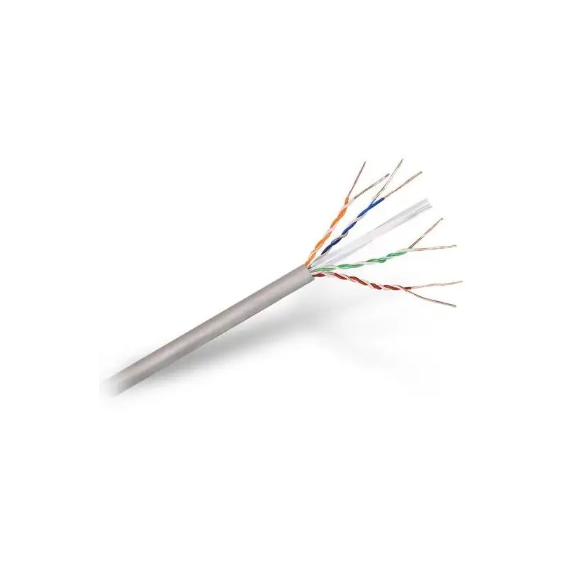 (A135-0262) AISENS BOBINA DE CABLE DE RED RJ45 CAT.6 UTP RÍGIDO AWG24 PARA INSTALACIÓN GRIS 305M