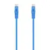 (A145-0575) AISENS CABLE DE RED LATIGUILLO RJ45 LSZH CAT.6A 500 MHZ UTP AWG24 AZUL 2
