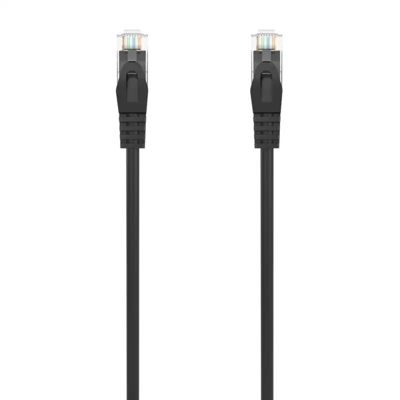 (A145-0585) AISENS CABLE DE RED LATIGUILLO RJ45 LSZH CAT.6 UTP AWG24 NEGRO 30 CM