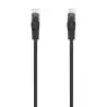 (A145-0585) AISENS CABLE DE RED LATIGUILLO RJ45 LSZH CAT.6 UTP AWG24 NEGRO 30 CM