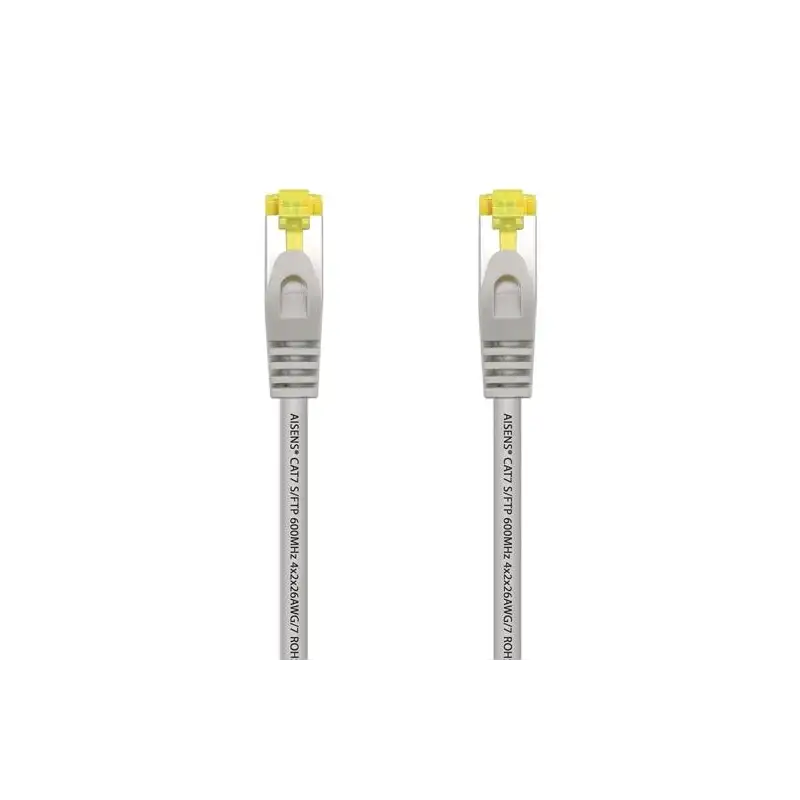 (A146-0333) AISENS CABLE DE RED LATIGUILLO RJ45 LSZH CAT.7 600MHZ S/FTP PIMF AWG26 GRIS 50CM