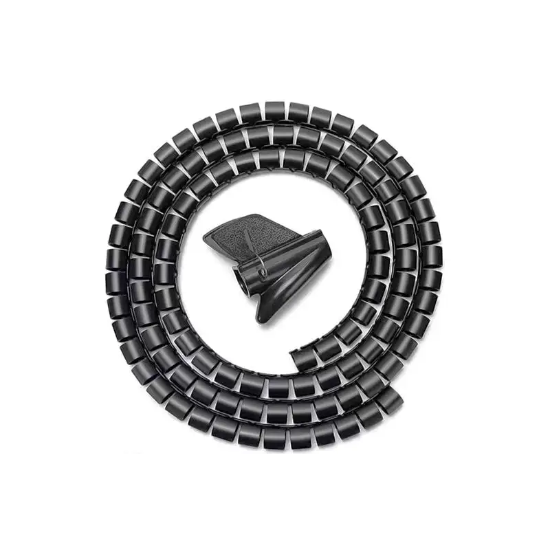 (A151-0406) AISENS ORGANIZADOR DE CABLE EN ESPIRAL 25MM NEGRO 1