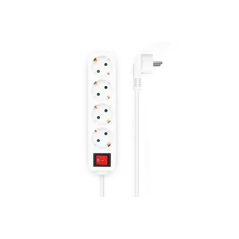 (A154-0649) AISENS BASE MULTIPLE 4 TOMAS CON INTERRUPTOR CON CABLE 3X1