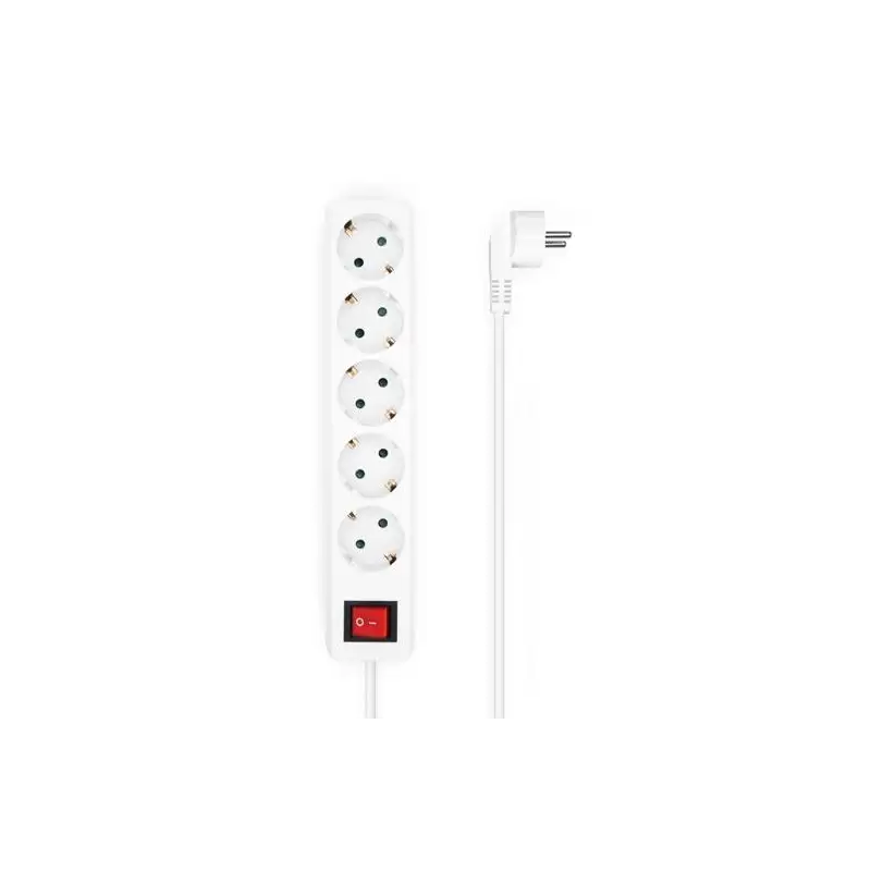 (A154-0651) AISENS BASE MULTIPLE 5 TOMAS CON INTERRUPTOR CON CABLE 3X1
