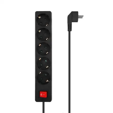 (A154-0652) AISENS BASE MULTIPLE 5 TOMAS CON INTERRUPTOR CON CABLE 3X1