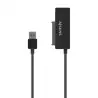 (ASE-35A01B) AISENS ADAPTADOR ASE-35A01B SATA A USB-A USB3.01/USB 3.1 PARA DISCOS DUROS 2.5" Y 3.5" CON ALIMENTADOR NEGRO