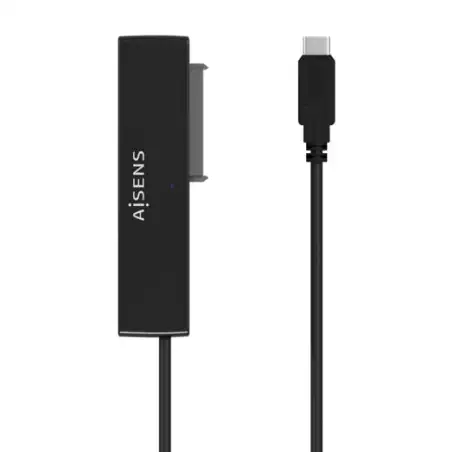 (ASE-35C02B) AISENS ADAPTADOR ASE-35A02B SATA A USB-A USB3.01/USB 3.1 PARA DISCOS DUROS 2.5" Y 3.5" CON ALIMENTADOR NEGRO