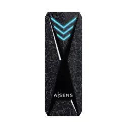 (ASM2-RGB013B) AISENS CAJA EXTERNA M.2 (NGFF) RGB GAMING PARA SSD M.2 NVME A USB3.2 GEN2