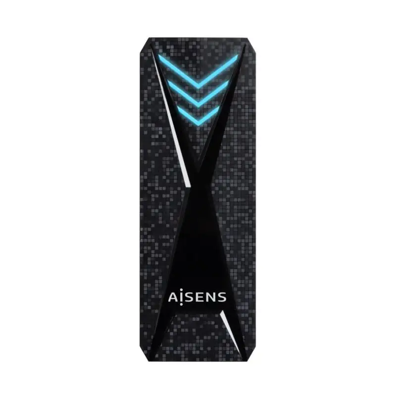 (ASM2-RGB013B) AISENS CAJA EXTERNA M.2 (NGFF) RGB GAMING PARA SSD M.2 NVME A USB3.2 GEN2