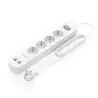 (ASPS-2A2C12-W) AISENS REGLETA DE 4 TOMAS + 2 PUERTOS USB-A + 2 PUERTOS USB-C BOTÓN DE APAGADO Y ENCENDIDO 1