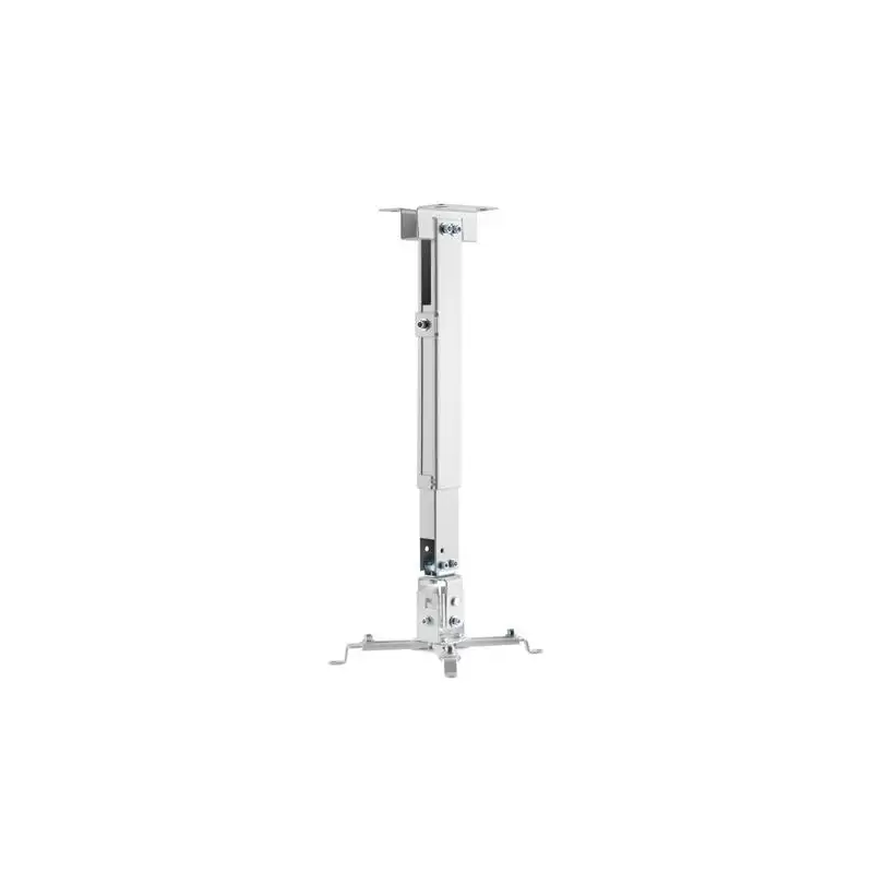 (CWP01TSE-049) AISENS SOPORTE UNIVERSAR INCLINABLE Y EXTENSIBLE DE TECHO/PARED PARA PROYECTOR BLANCO