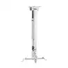 (CWP01TSE-049) AISENS SOPORTE UNIVERSAR INCLINABLE Y EXTENSIBLE DE TECHO/PARED PARA PROYECTOR BLANCO