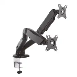 (DT27TSR-045) AISENS SOPORTE DE MESA CONTRAPESO GIRATORIO E INCLINABLE 3 PIVOTES 2 BRAZOS (13"-32")