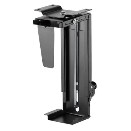 (MPC03-201) AISENS  SOPORTE GIRATORIO Y ALTURA PERSONALIZABLE PARA CPU POR DEBAJO DE ESCRITORIO CON MANGO DE BLOQUEO FÁCIL