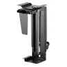 (MPC03-201) AISENS  SOPORTE GIRATORIO Y ALTURA PERSONALIZABLE PARA CPU POR DEBAJO DE ESCRITORIO CON MANGO DE BLOQUEO FÁCIL
