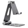 (MS2PXL-094) AISENS SOPORTE DE SOBREMESA TAMAÑO XL AJUSTABLE 2 PIVOTES PARA MOVIL/TABLET GRIS