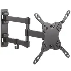 (WT42TSLE-011) AISENS SOPORTE DE PARED ECO GIRATORIO INCLINABLE 3 PIVOTES PARA TV/MONITOR 20KG 13"/42" NEGRO
