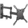 (WT42TSLE-011) AISENS SOPORTE DE PARED ECO GIRATORIO INCLINABLE 3 PIVOTES PARA TV/MONITOR 20KG 13"/42" NEGRO