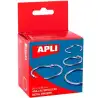 (00454) APLI ANILLAS METÁLICAS ARTICULADAS Ø38MM CAJA 20 UD NIQUELADAS