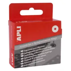 (0229) APLI ARANDELAS DE REFUERZO 13MM CAJA 240 UD TRANSLÚCIDAS