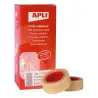 (11328) APLI CINTA ADHESIVA TRANSPARENTE ROLLO 19MM X 33M CAJA 8 UD