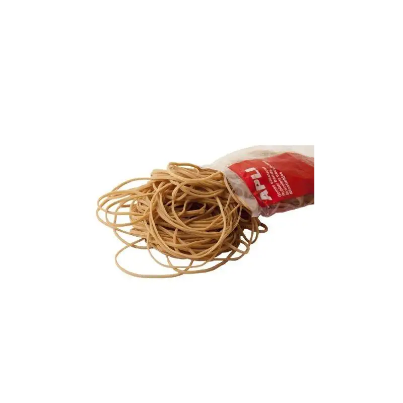 (12855) APLI GOMA ELÁSTICA MARRÓN CAUCHO 80X2MM 100 GR.