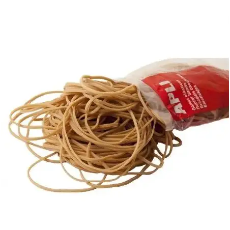 (12855) APLI GOMA ELÁSTICA MARRÓN CAUCHO 80X2MM 100 GR.