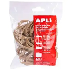 (12862) APLI GOMA ELÁSTICA MARRÓN CAUCHO 120X5MM 100 GR.