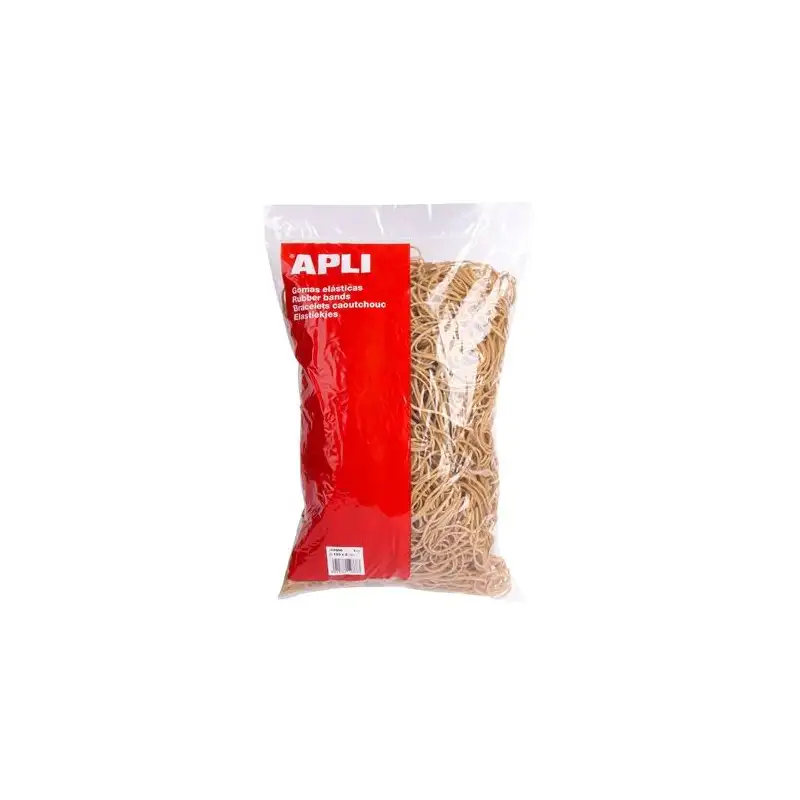 (12866) APLI GOMA ELÁSTICA MARRÓN CAUCHO 120X2MM 1KG