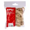(13222) APLI GOMA ELÁSTICA MARRÓN CAUCHO 200X10MM 100 GR