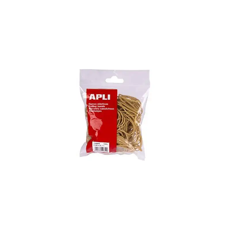 (13743) APLI GOMA ELÁSTICA MARRÓN CAUCHO 60X2MM 1KG