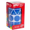 (11162) APLI GOMETS FIGURAS SURTIDAS ROLLO AZUL XL