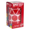 (11163) APLI GOMETS FIGURAS SURTIDAS ROLLO ROJO XL