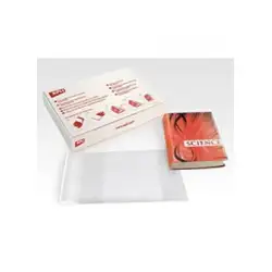 (12280) APLI FORRO DE LIBROS CON SOLAPA AJUSTABLE 290MM PVC 130 MICRAS CAJA 100 UD